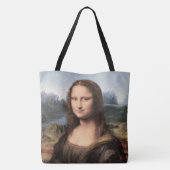 Mona Lisa Portrait / Schilderen Tote Bag (Achterkant)
