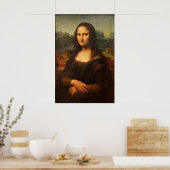 Mona Lisa portret schilderij Leonardo Da Vinci Poster (Keuken)