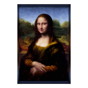 Mona Lisa (Portret van Lisa Gherardini) Perfect Poster
