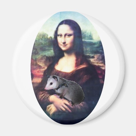 Mona Lisa Possum Magneet (Voorkant)
