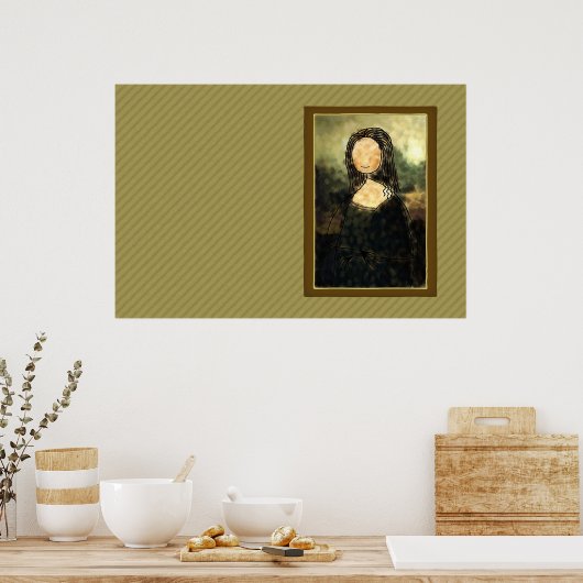 Mona Lisa Poster (Keuken)