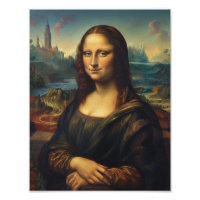 Mona Lisa" Renaissance kunst muur print