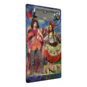 Mona Lisa Romantisch Grappig Kleurrijk Kunstwerk Mini Klembord (Schuin)