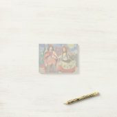 Mona Lisa Romantisch Grappig Kleurrijk Kunstwerk Post-it® Notes (Op bureau)