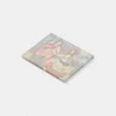 Mona Lisa Romantisch Grappig Kleurrijk Kunstwerk Post-it® Notes (Schuin)