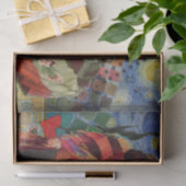 Mona Lisa Romantisch Grappig Kleurrijk Kunstwerk Tissuepapier (Geschenk)