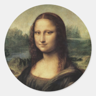 Mona Lisa Ronde Sticker