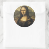 Mona Lisa Ronde Sticker (Tas)