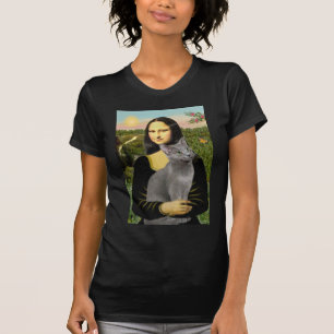 Mona Lisa - Russische blauwe kat T-shirt