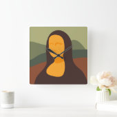 Mona Lisa Schilder Art Square Wall klok (Huis)