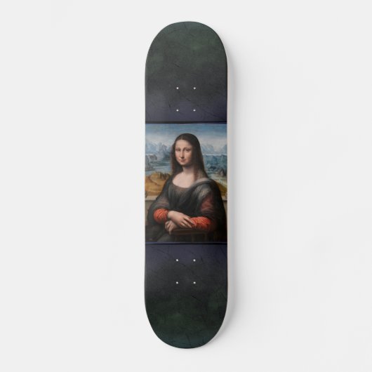 Mona Lisa schilderij Skateboard (Voorkant)