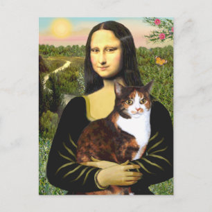 Mona Lisa - Schotse kat Briefkaart