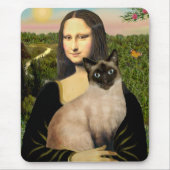 Mona Lisa - Seal Point Siamese kat Muismat (Voorkant)