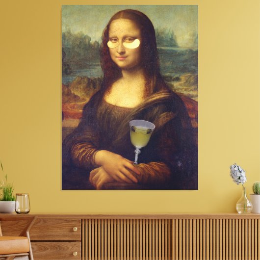Mona Lisa Self-Care Wall Art Canvas Afdruk (Insitu (Woonkamer))