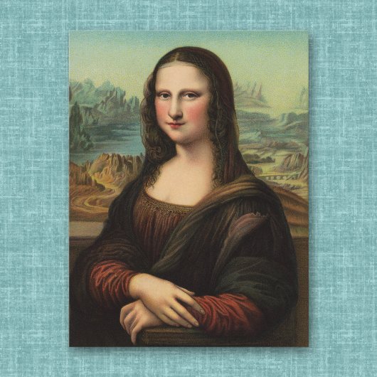 Mona Lisa Smile Briefkaart