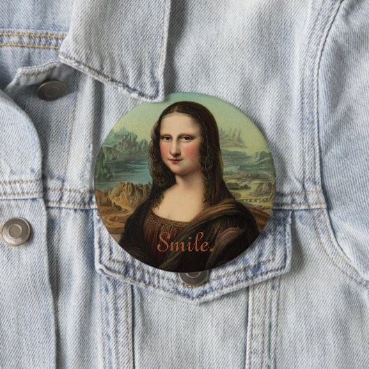 Mona Lisa Smile Button (In situ)