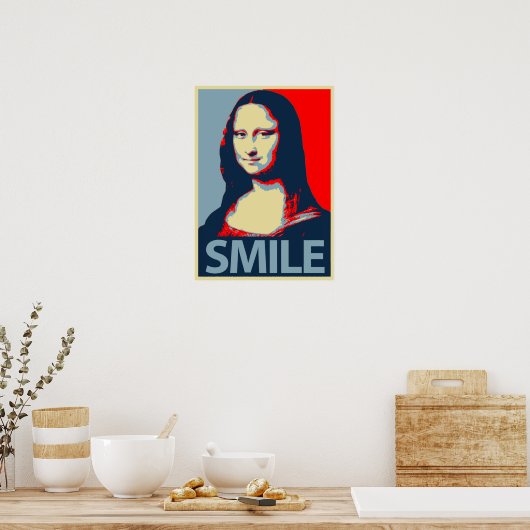 Mona Lisa Smile Poster (Keuken)