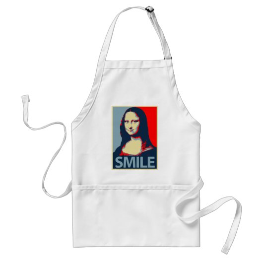 Mona Lisa Smile Standaard Schort (Voorkant)