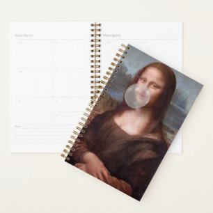 Mona Lisa souffle de bulle grise gomme