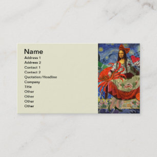 Mona Lisa Starry Night Collage: Whimsiek Surrealis Visitekaartje