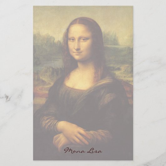 Mona Lisa Stationery Briefpapier (Voorkant)