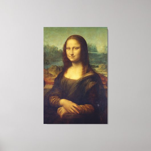 MONA LISA STRETCHED CANVAS ART PRINT (Voorkant)