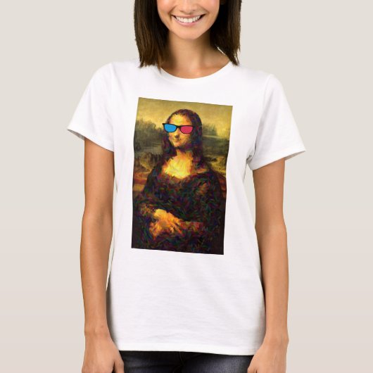 mona lisa t-shirt (Voorkant)