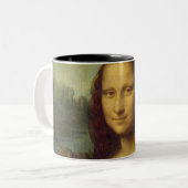 Mona Lisa Tweekleurige Koffiemok (Voorkant links)