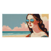 Mona Lisa Vacation Vibes Poster (Devant)