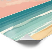 Mona Lisa Vacation Vibes Poster (Coin)