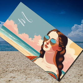 Mona Lisa Vacation Vibes  Strandlaken