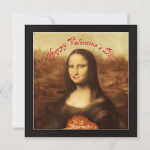 Mona Lisa Valentijnsdag Kaart
