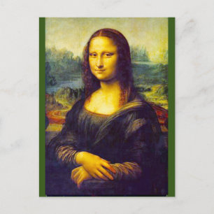 Mona Lisa van Da Vinci, Fine Art, Briefkaart