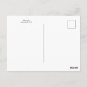 Mona Lisa van het Leonardo da Vinci-Briefkaart Briefkaart (Achterkant)