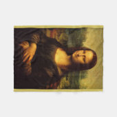 Mona Lisa van Leonardo da Vinci Fleece Deken (Voorkant (Horizontaal))