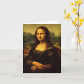 Mona Lisa van Leonardo da Vinci Kaart (Gele Bloem)
