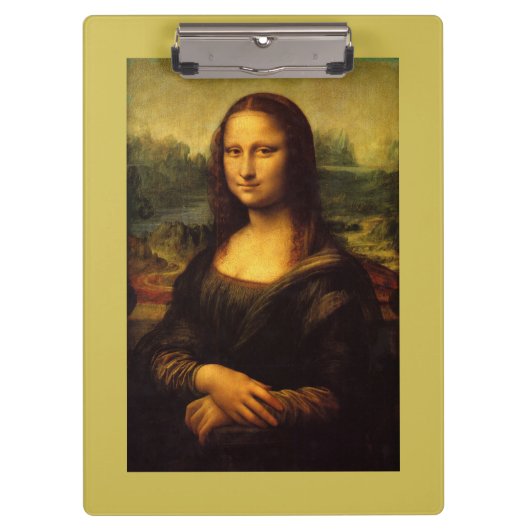 Mona Lisa van Leonardo da Vinci Klembord (Voorkant)