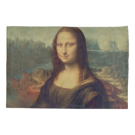 Mona Lisa van Leonardo da Vinci Kussensloop (Achterkant)