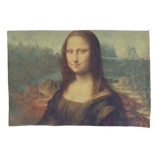 Mona Lisa van Leonardo da Vinci Kussensloop (Voorkant)