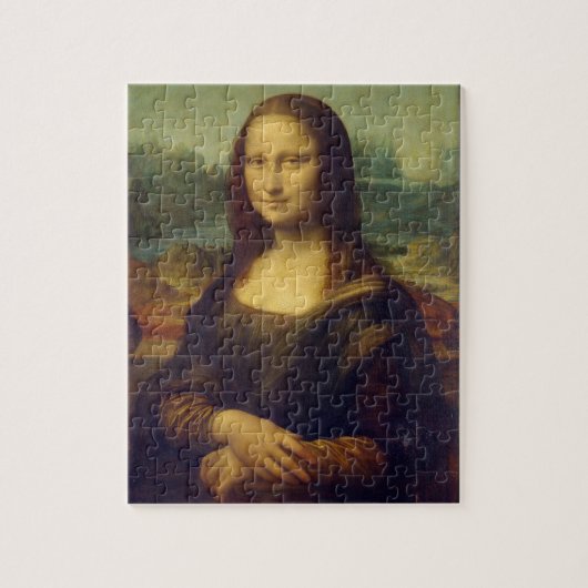 Mona Lisa van Leonardo Da Vinci Legpuzzel (Verticaal)