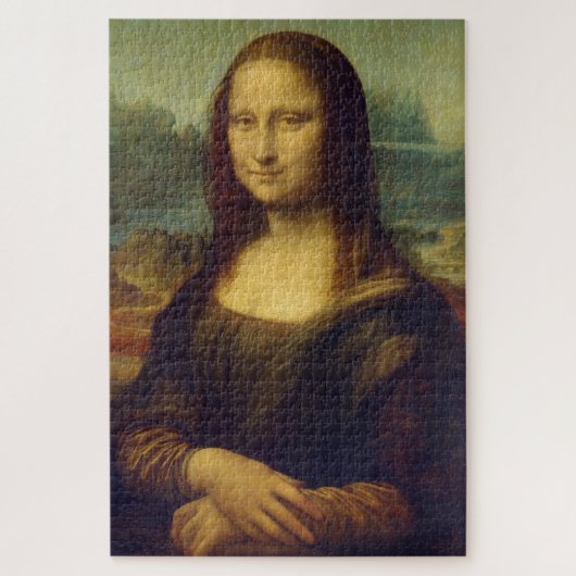 Mona Lisa van Leonardo Da Vinci Legpuzzel (Verticaal)