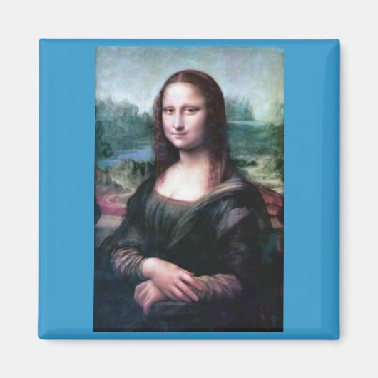 Mona Lisa van Leonardo Da Vinci Magneet (Voorkant)