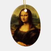 Mona Lisa van Leonardo Da Vinci Ornament (Achterkant)