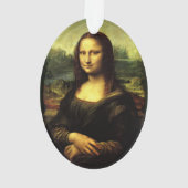 Mona Lisa van Leonardo da Vinci Ornament (achterkant)