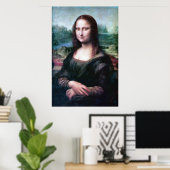 Mona Lisa van Leonardo da Vinci Poster (Thuiskantoor)