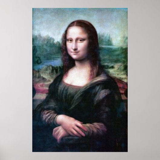 Mona Lisa van Leonardo da Vinci Poster (Voorkant)