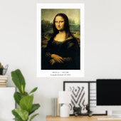 Mona Lisa van Leonardo Da Vinci Poster (Thuiskantoor)