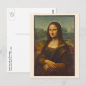 Mona Lisa van Leonardo da Vinci, Renaissancekunst Briefkaart (Voorkant / Achterkant)