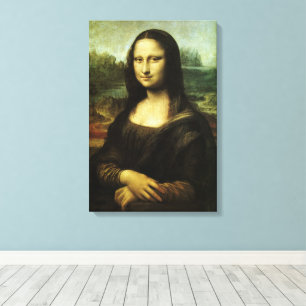 Mona Lisa van Leonardo da Vinci, Renaissancekunst Canvas Afdruk