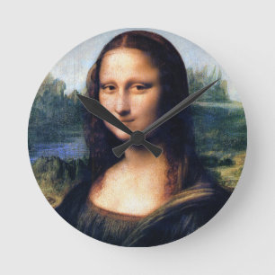 Mona Lisa van Leonardo da Vinci Ronde Klok
